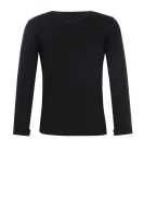 Bluză | Regular Fit Emporio Armani 	negru	
